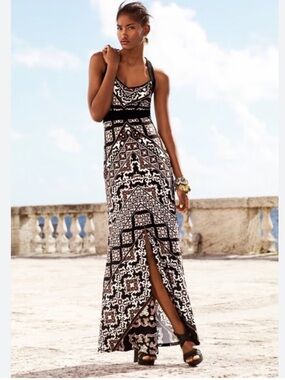 layered dress black Elegant Saylor Maxi Dress in Black main image 1